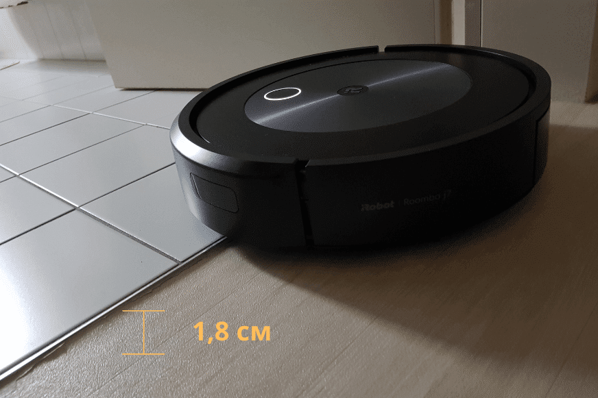 roomba J7+ seuils de porte hauts